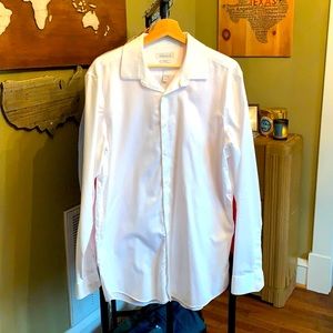 Perry Ellis white button up